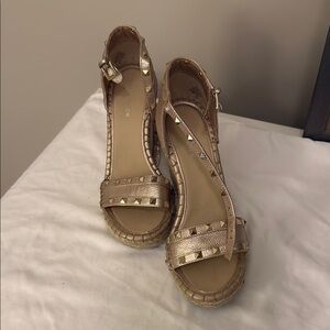 Marc Fisher- Gold Studded Women's Sandals